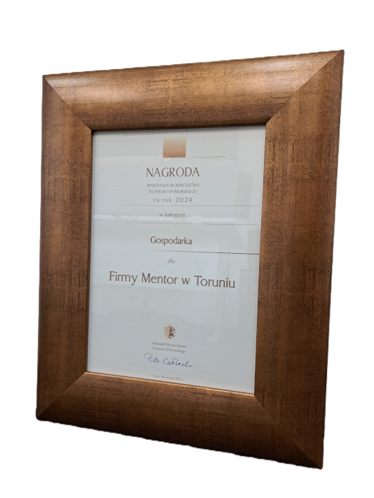 Mentor z nagrodą Marszałka Województwa